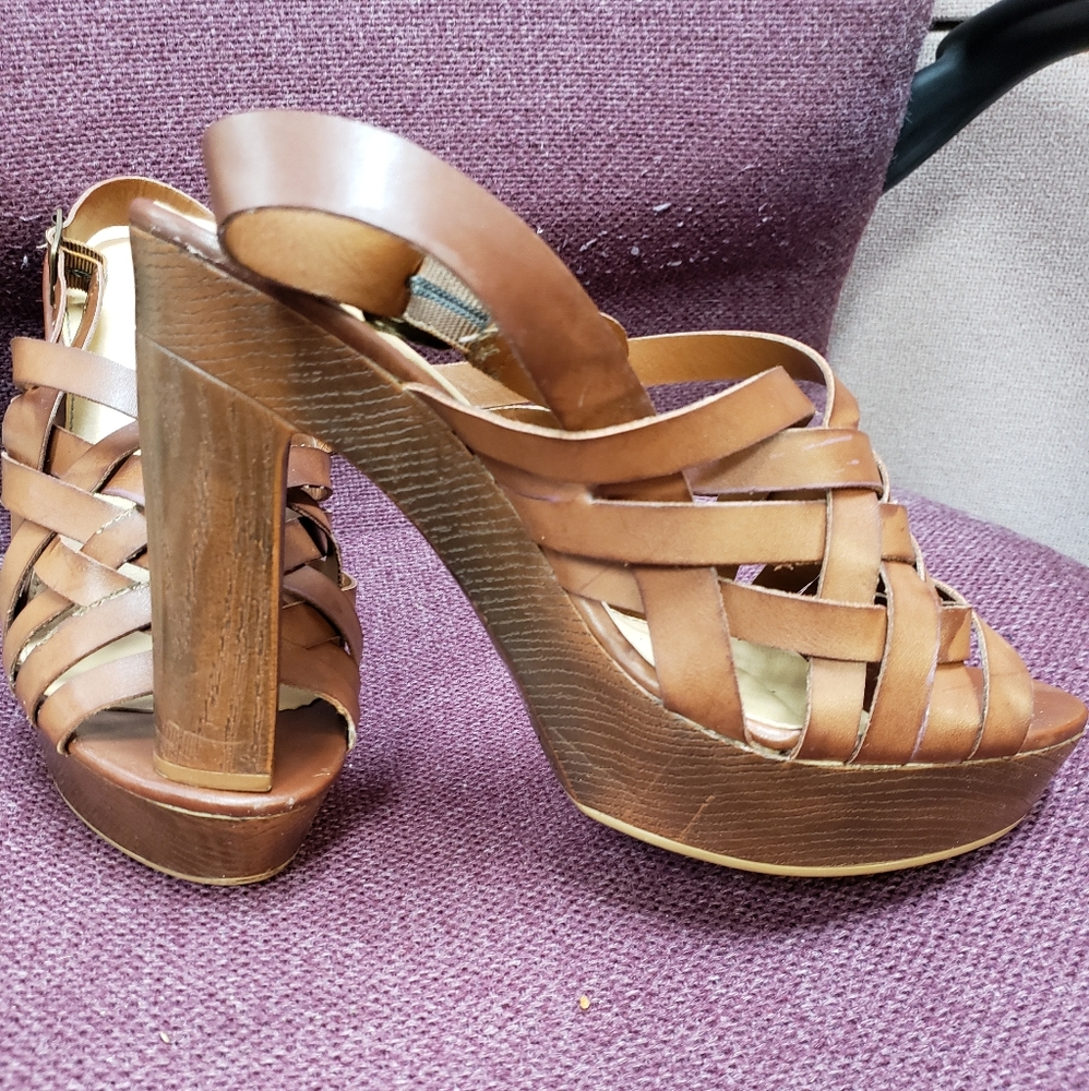 Brown High Heel Shoe